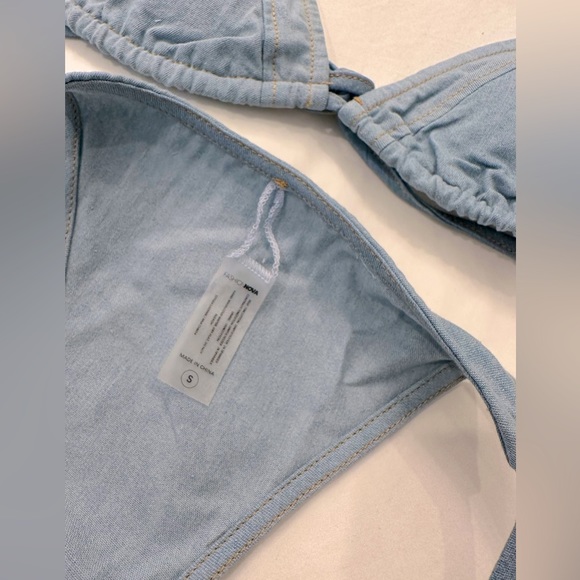 NWT ✨ Fashion Nova denim bikini set - Picture 8 of 10